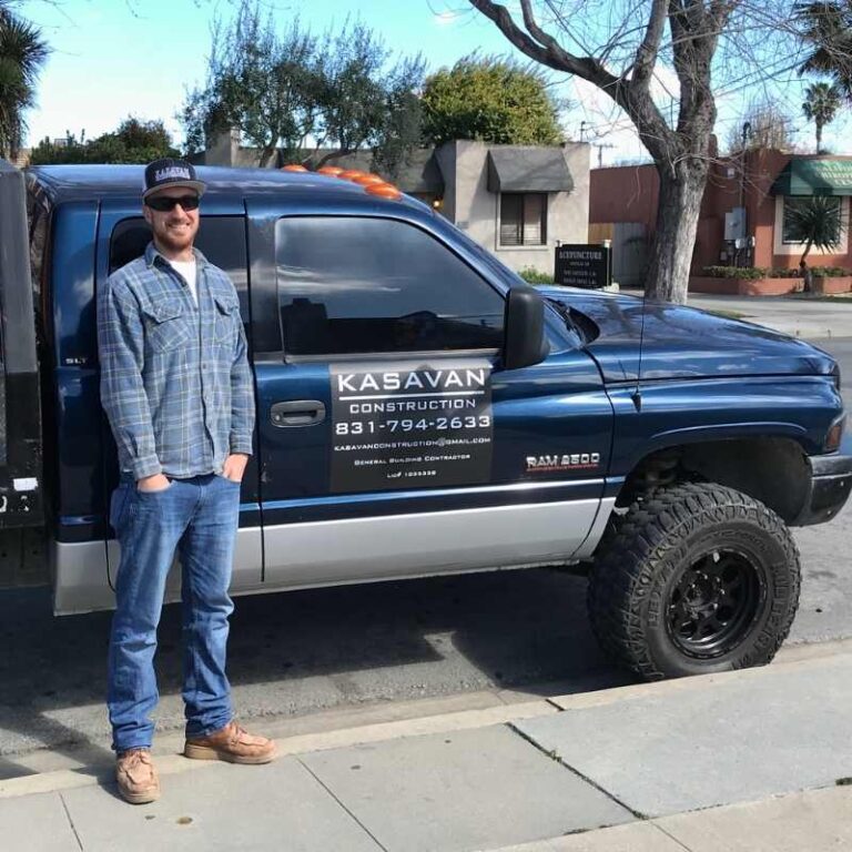 David with truck