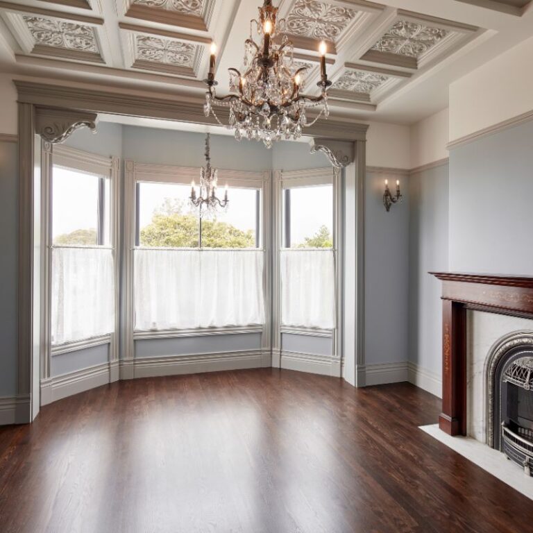 Window wall providing ample natural light in a master suite by the best contractor in Monterey CA, Kasavan Construction.