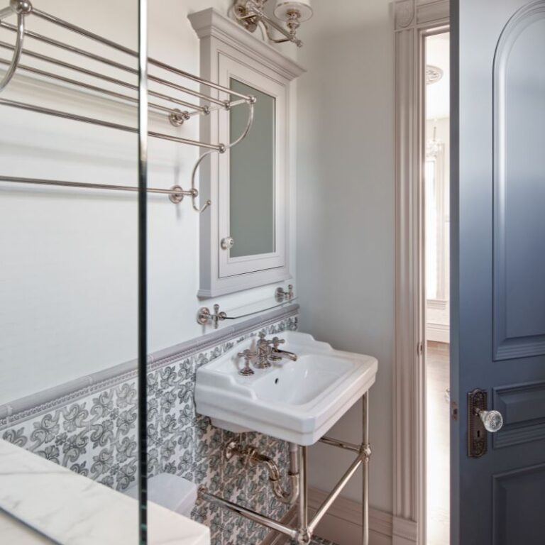 Modern bathroom vanity setup by the best contractor in Monterey CA, Kasavan Construction.